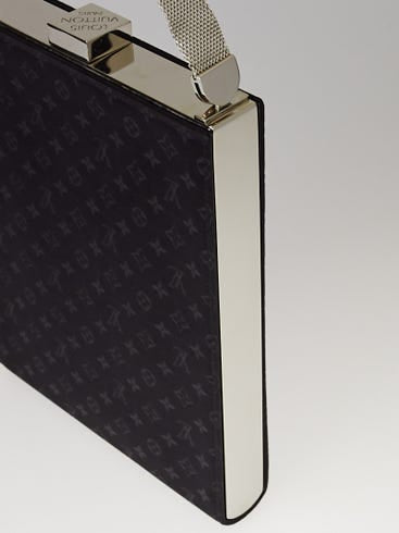 Louis Vuitton Vintage Black Satin Purse