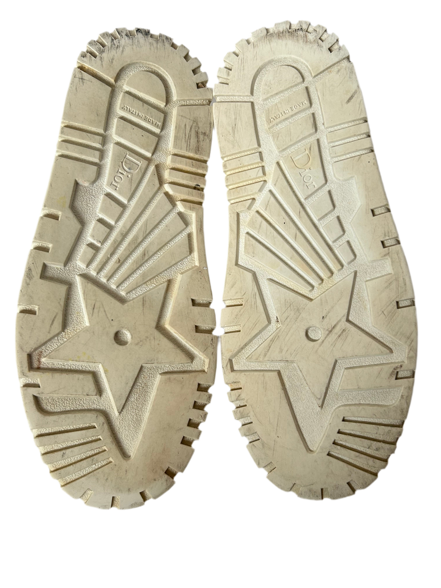 Christian Dior ID white leather sneakers 36