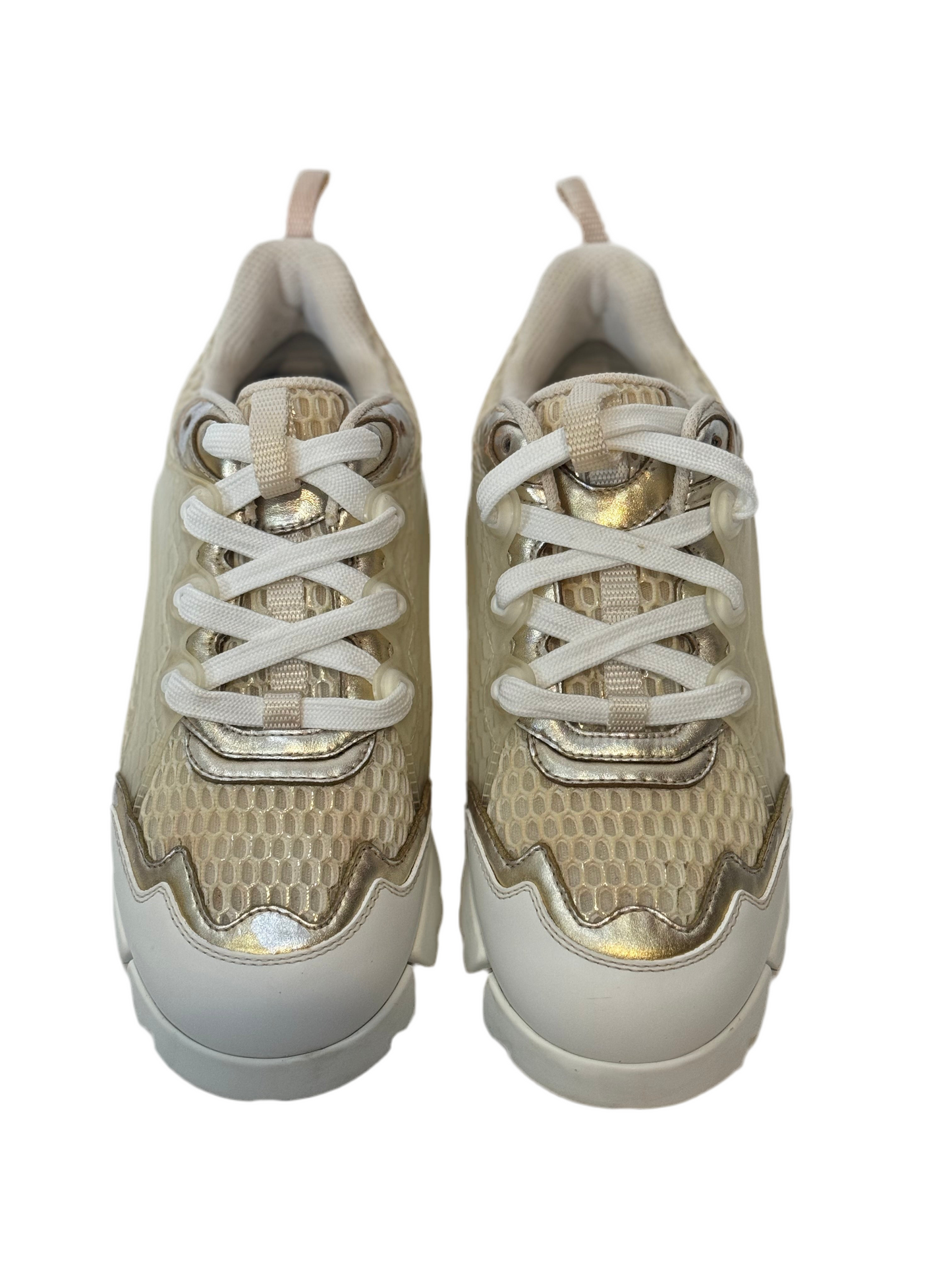 Christian Dior Gold chunky Sneakers 36.5