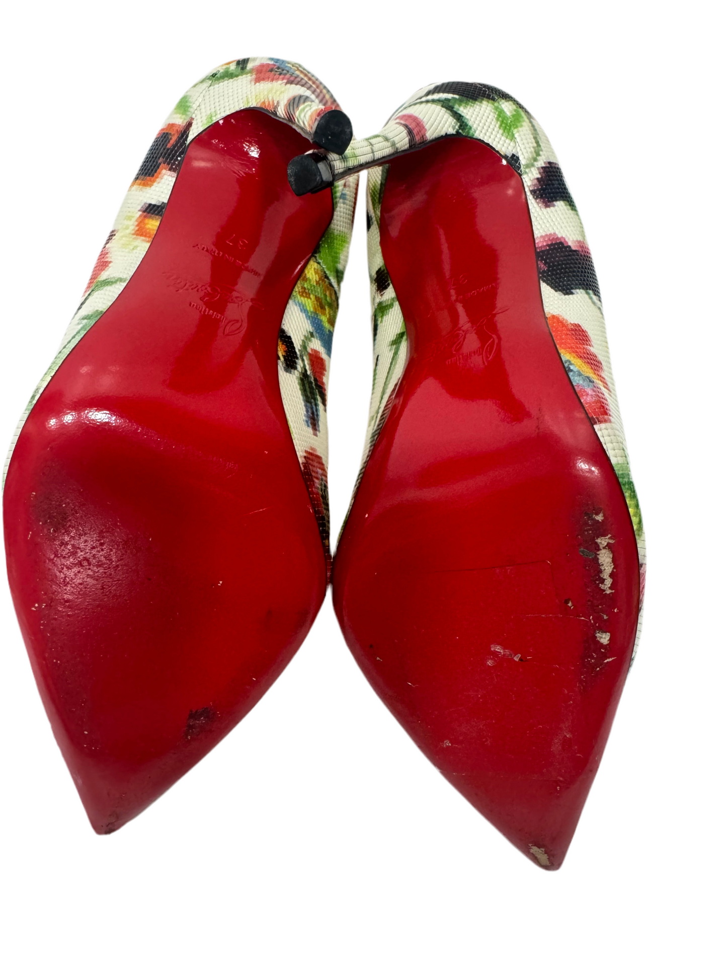 Christian Louboutin So Kate 120 Printed Pumps 37