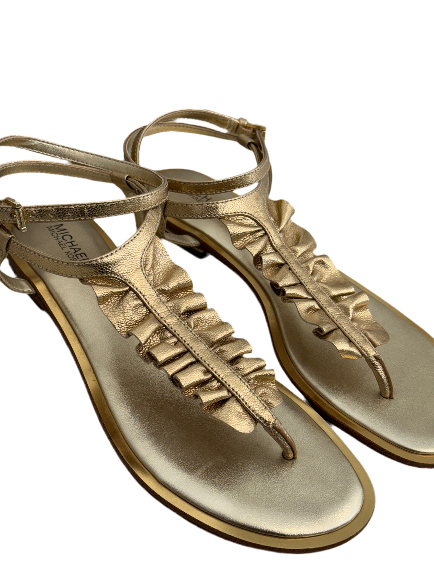 Michael Kors Gold Sandals 6.5