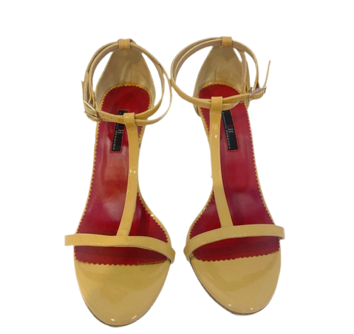 Carolina Herrera T Strap Sandals 7.5