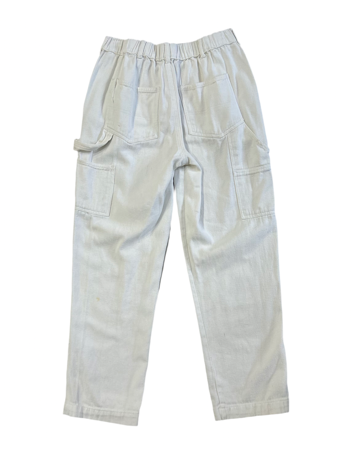 White Cargo Jeans M