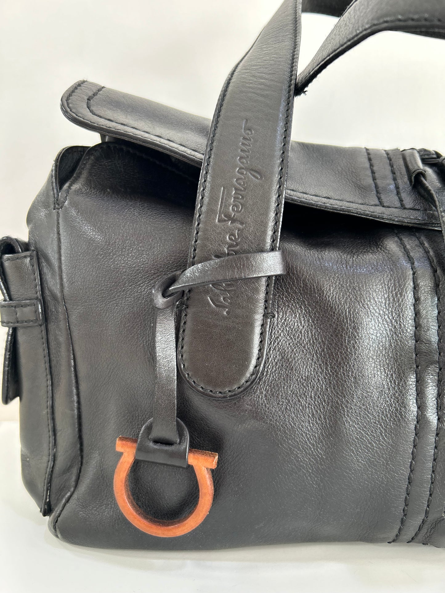 Salvatore Ferragamo Leather
Ecological Handle Bag