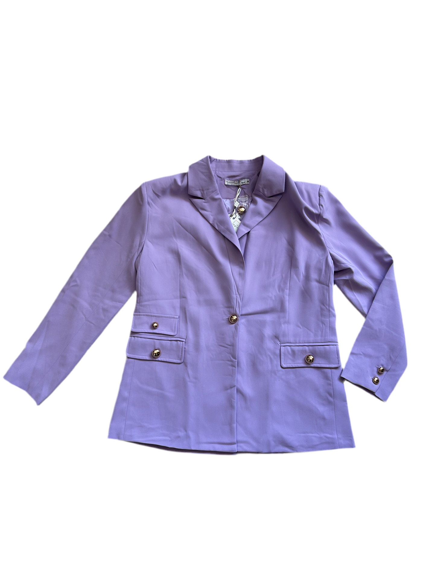 Purple Blazer Short Set