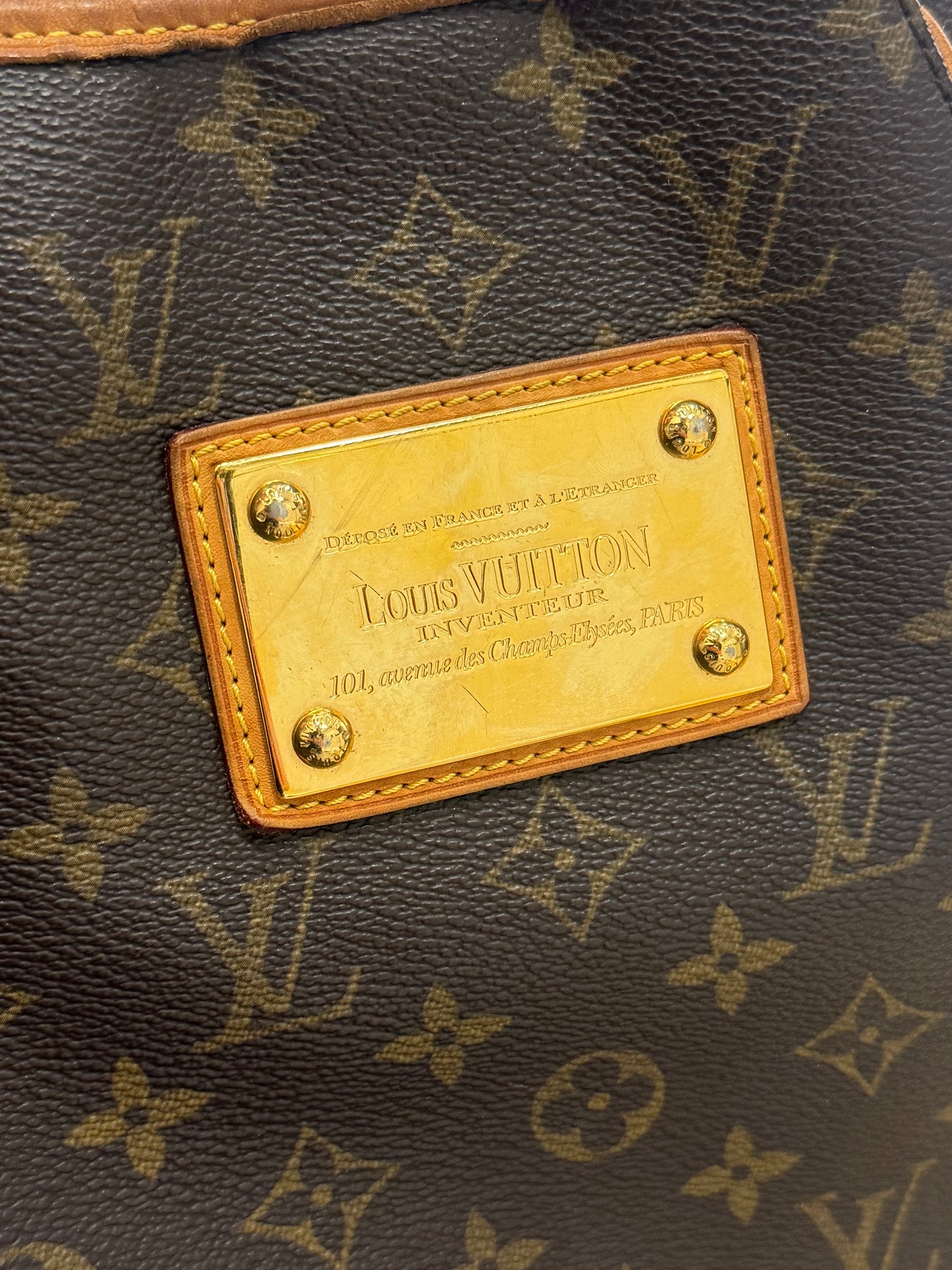 Louis Vuitton Galliera Monogram Leather Handbag