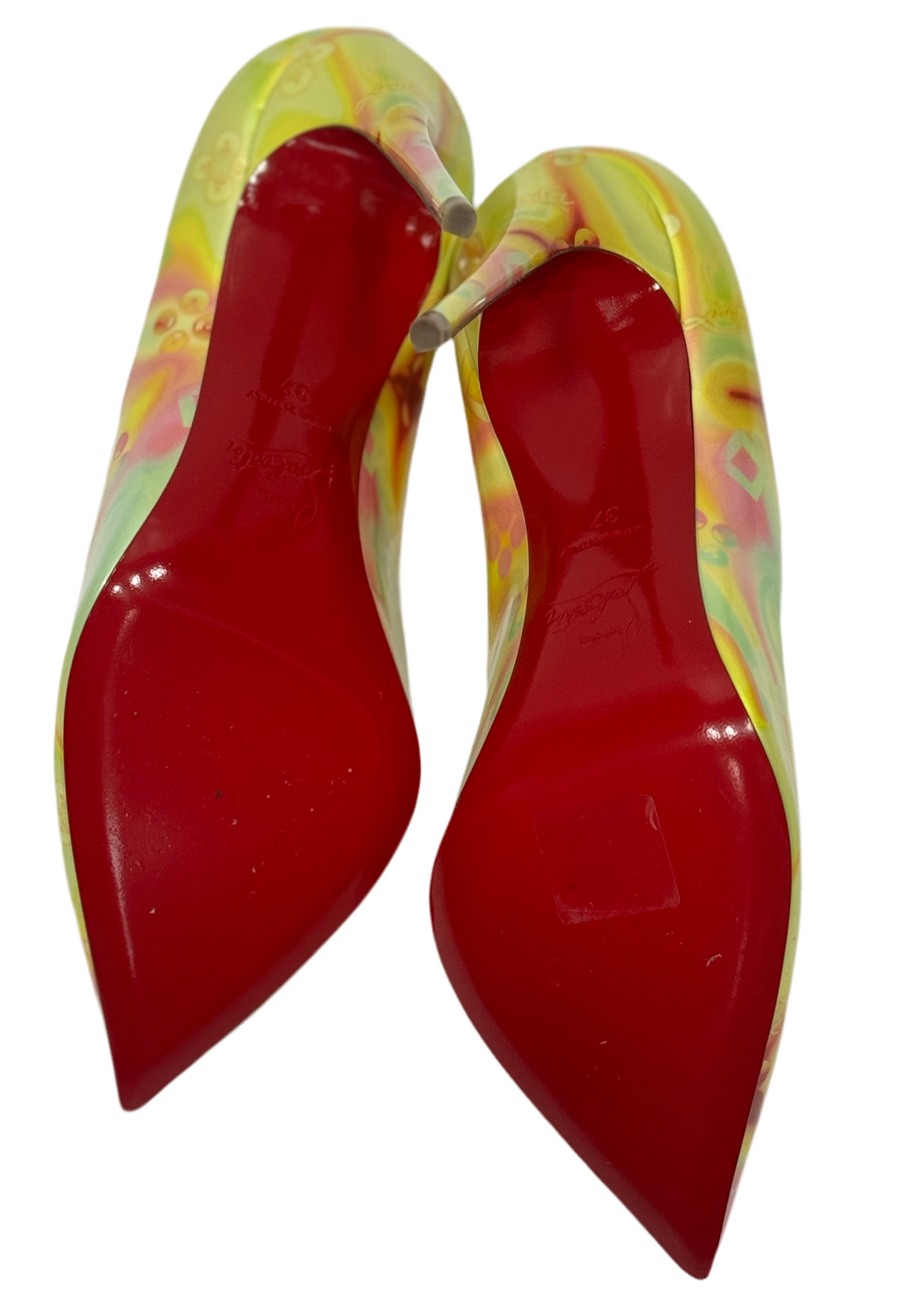 Christian Louboutin 100 Printed Pumps 37