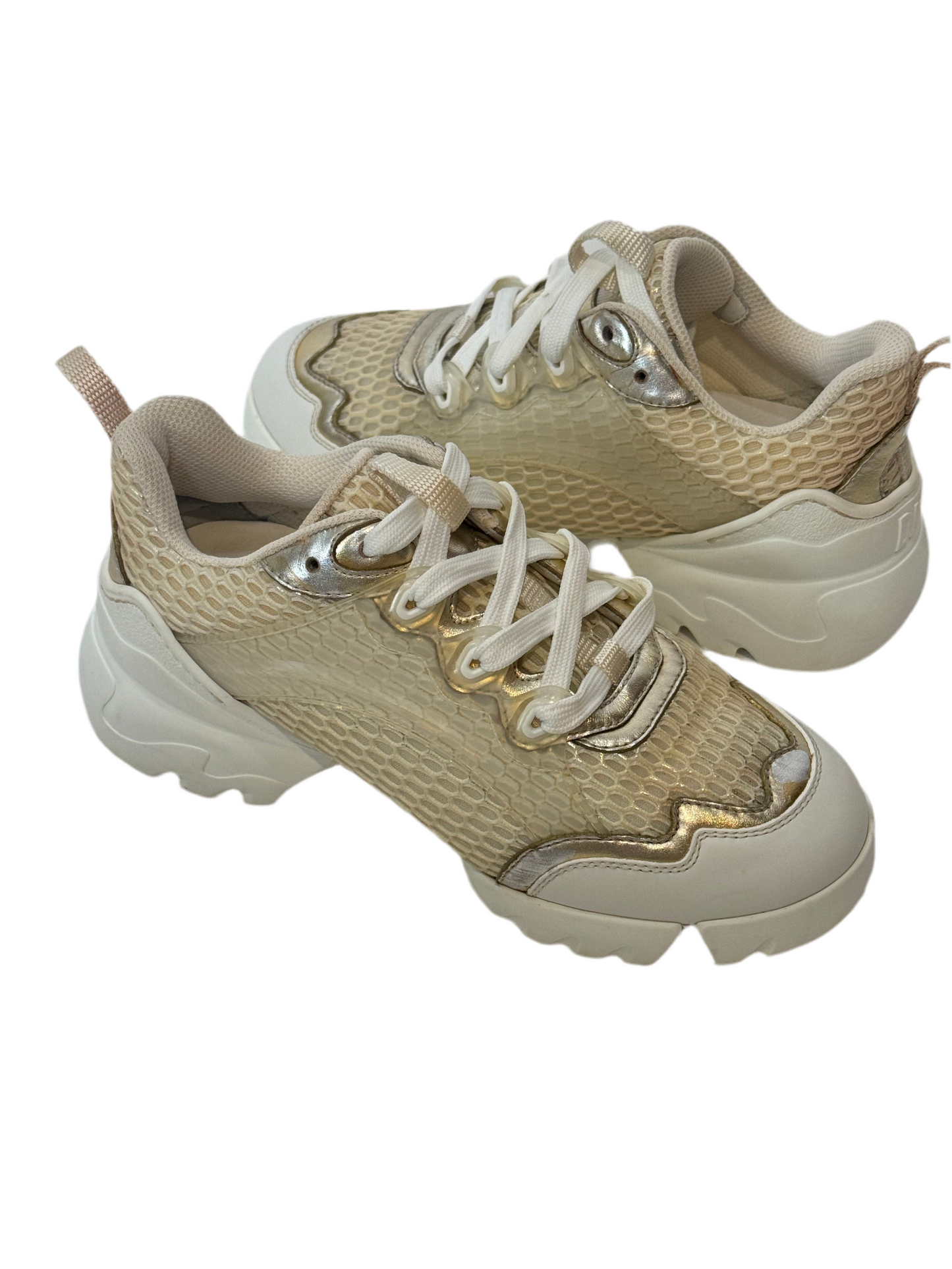 Christian Dior Gold chunky Sneakers 36.5