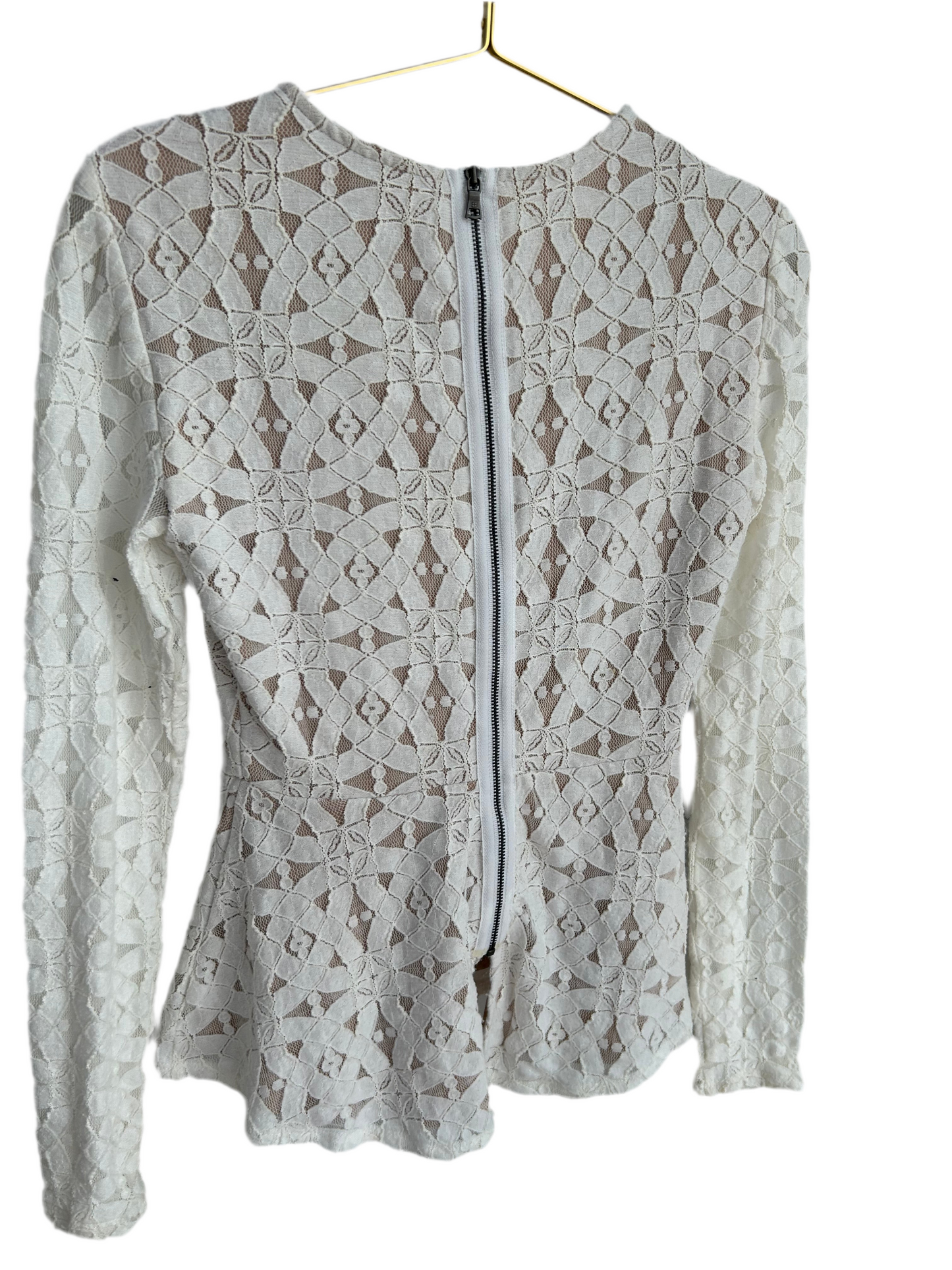 White Maxazria lace top