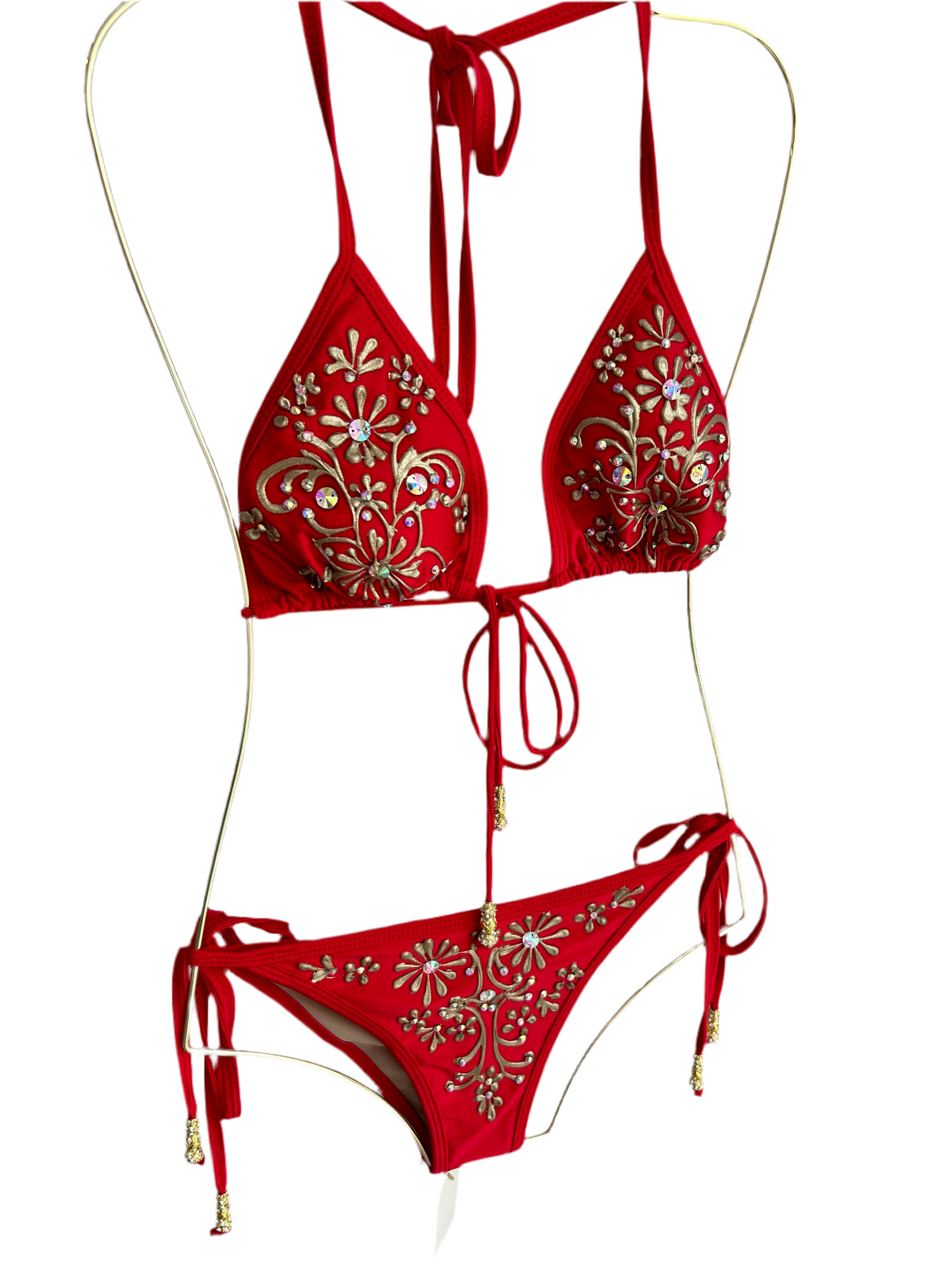 Baccio Red Swimsuit Set