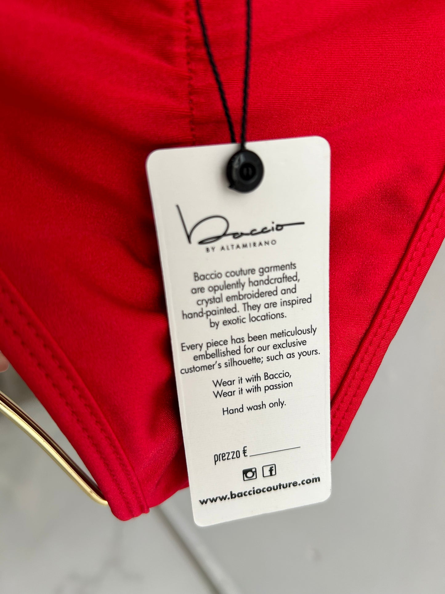 Baccio Red Swimsuit Set