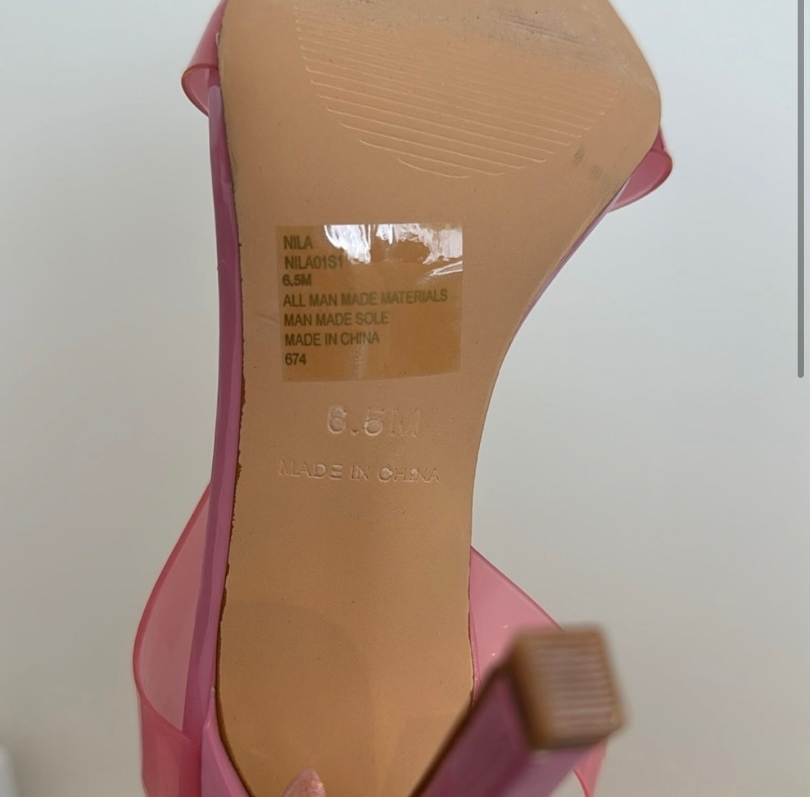 Steve Madden Pink Nila Heels 6.5