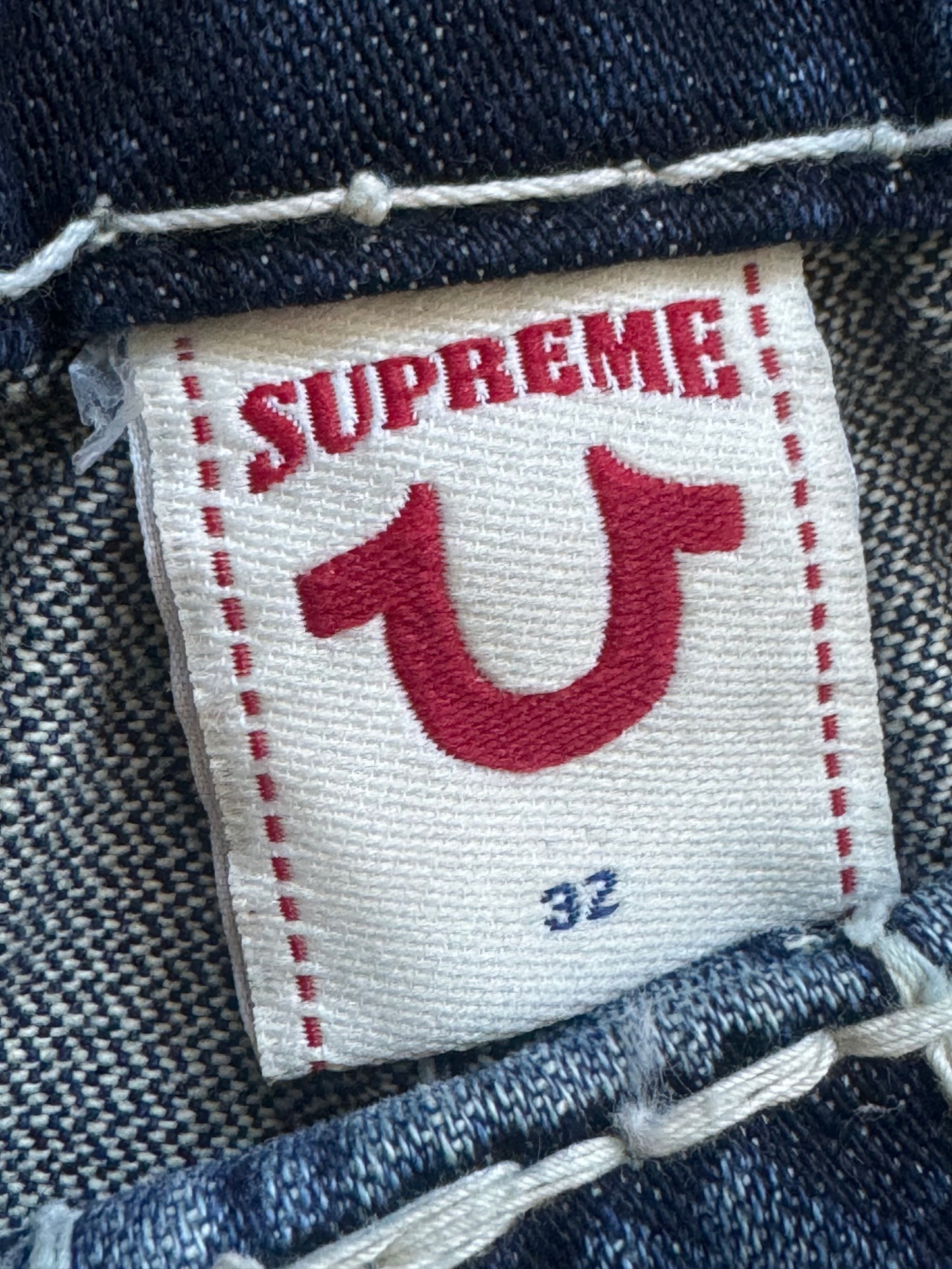 True Religion X Supreme Denim Cargo Pants