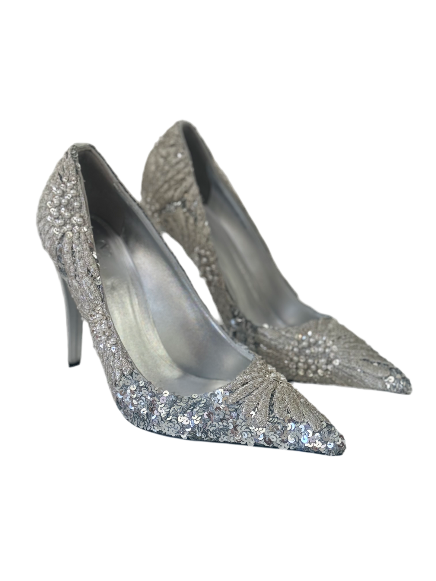Valentino Garavani Silver Pumps