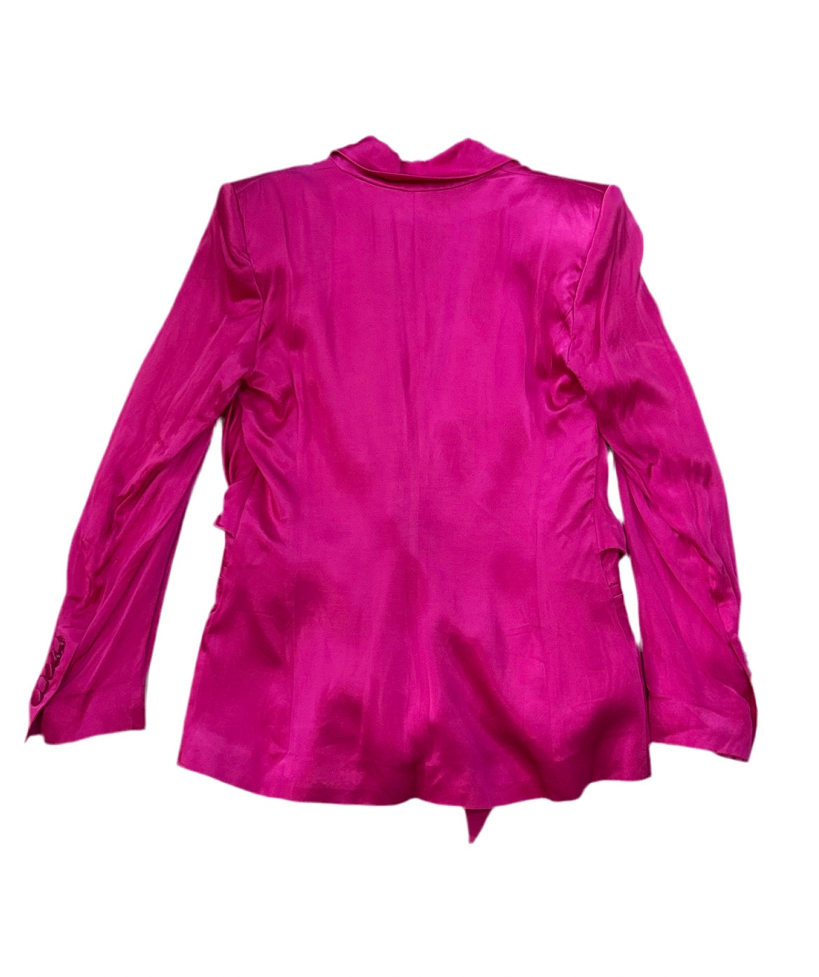 Pink Satin Blazer