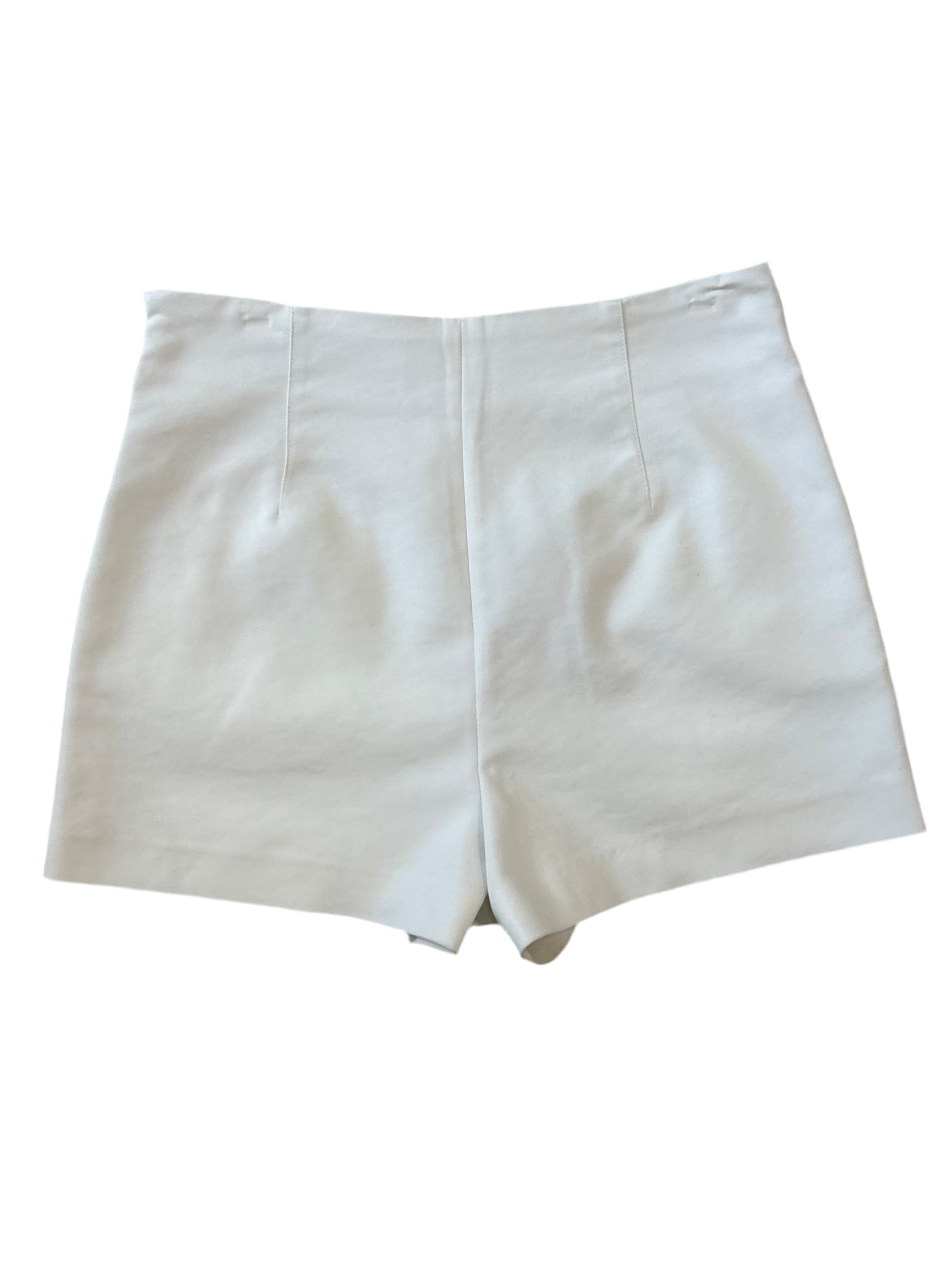 Zara ivory satin skirt