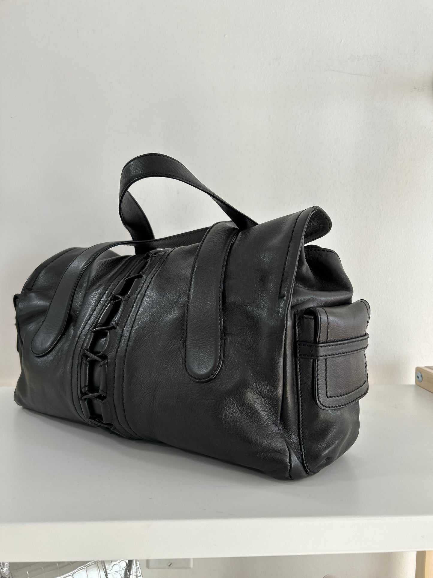 Salvatore Ferragamo Leather
Ecological Handle Bag