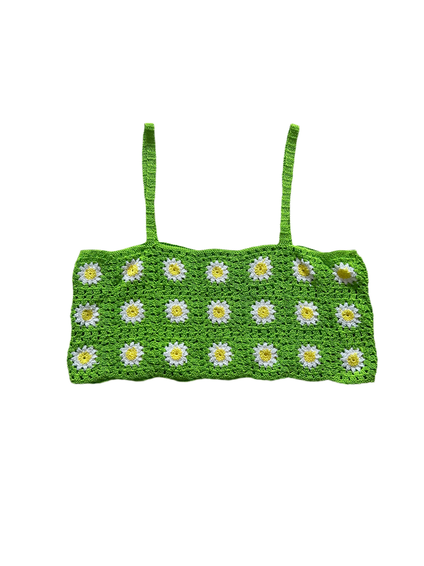 Green Crochet Top