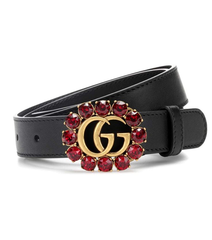 Gucci Ruby Rhinestone Belt