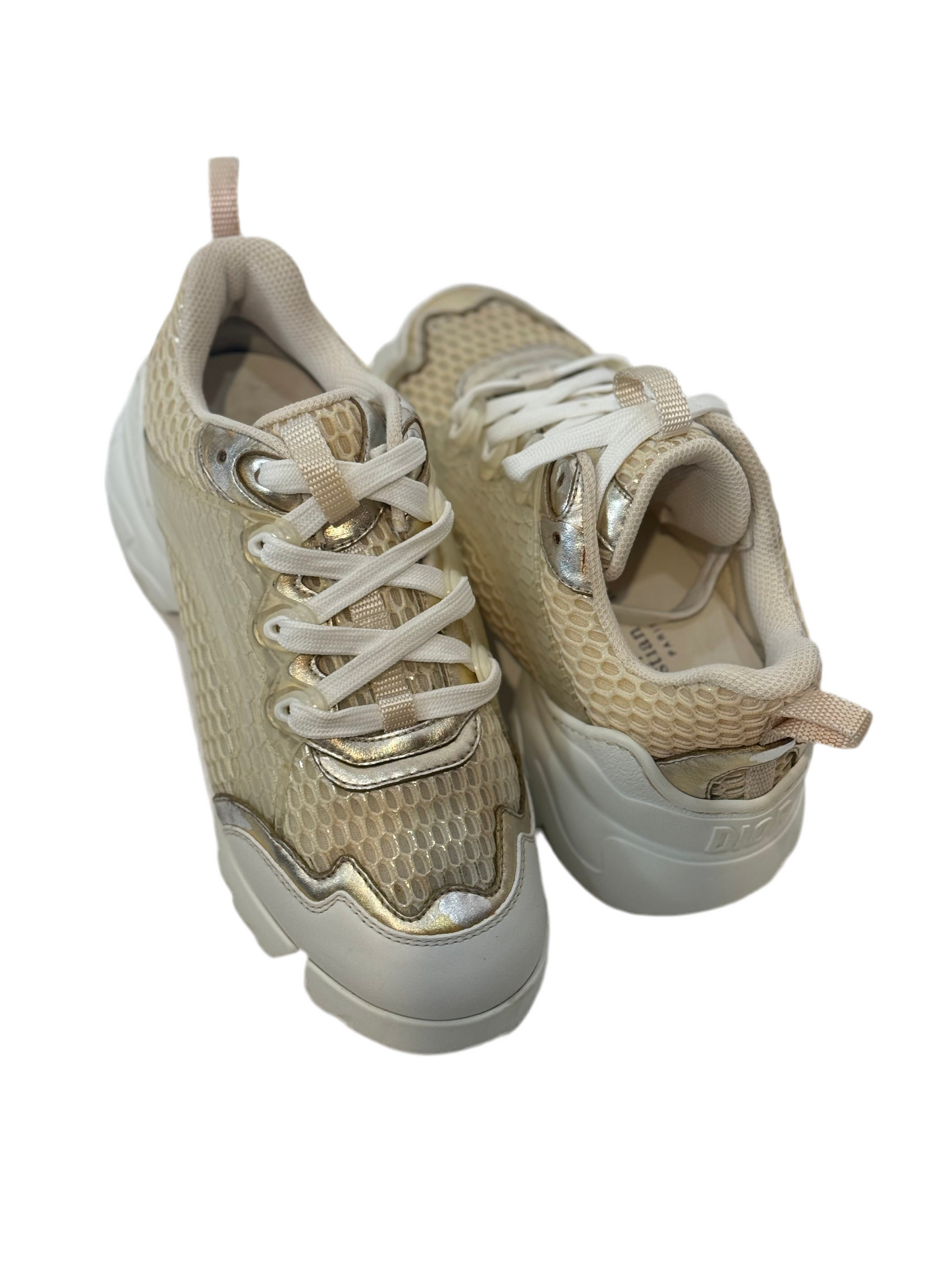 Christian Dior Gold chunky Sneakers 36.5