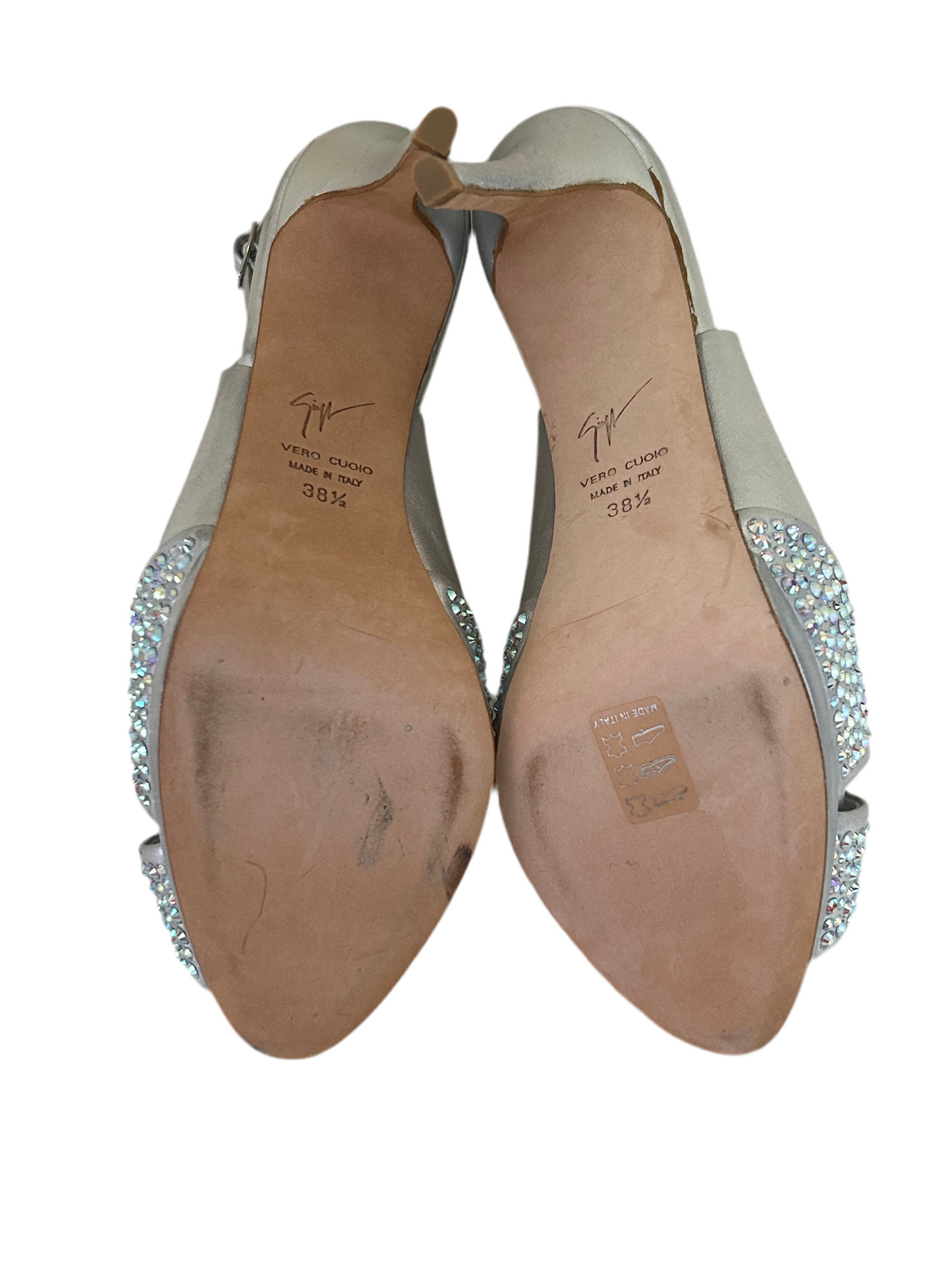 Giuseppe Zanotti Silver Heels 38.5
