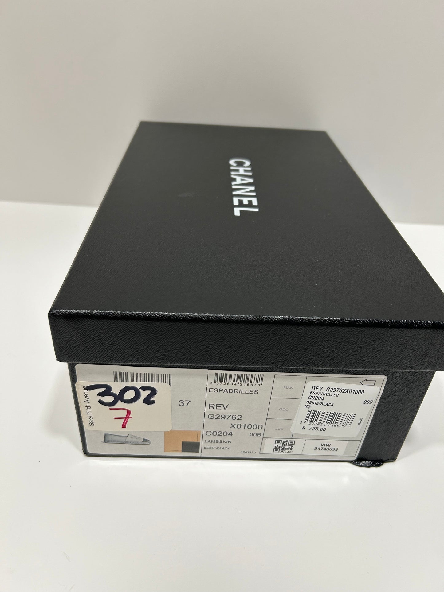 Chanel Leathers espadrilles flats