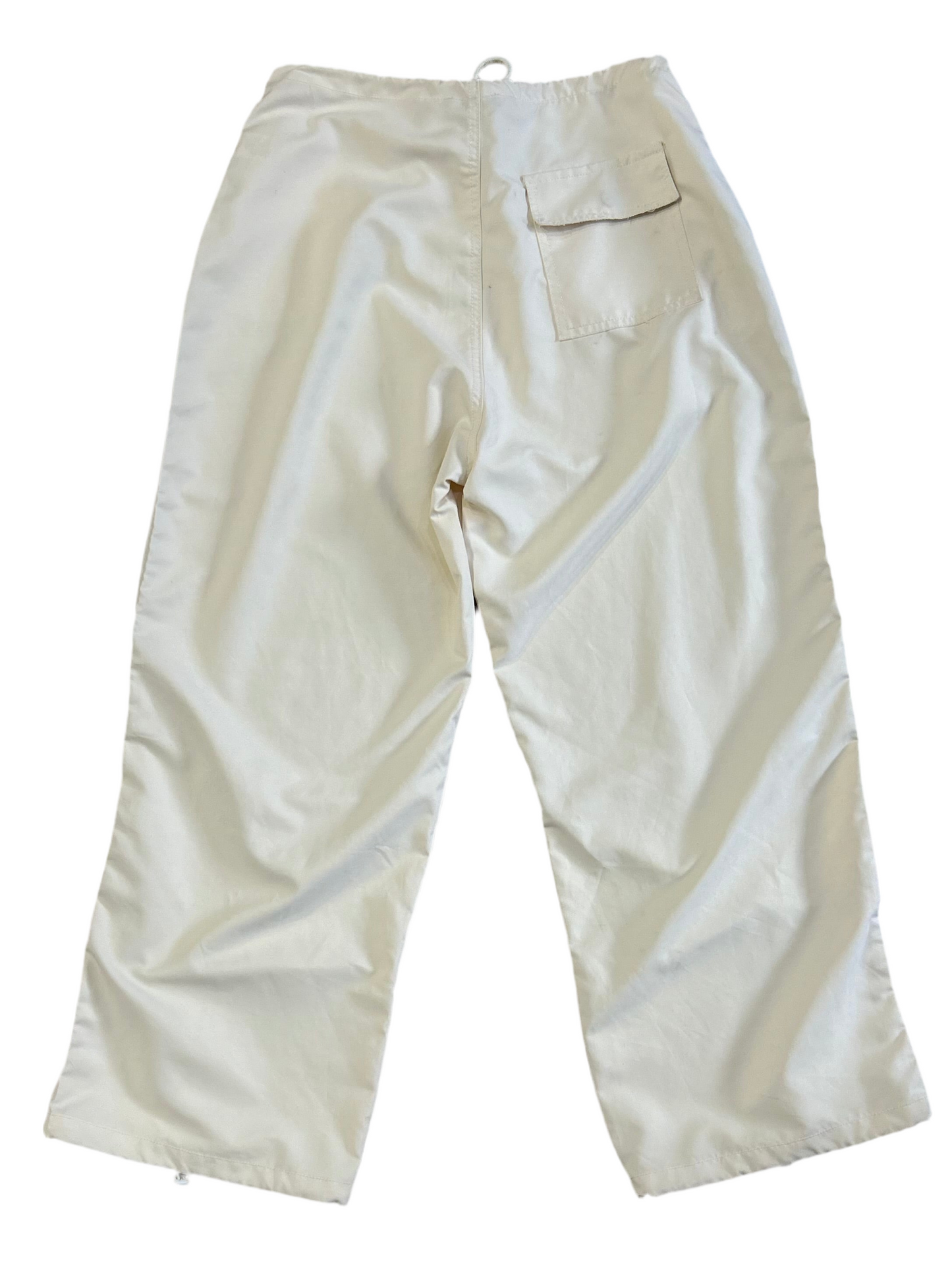 Ivory Parachute Pants