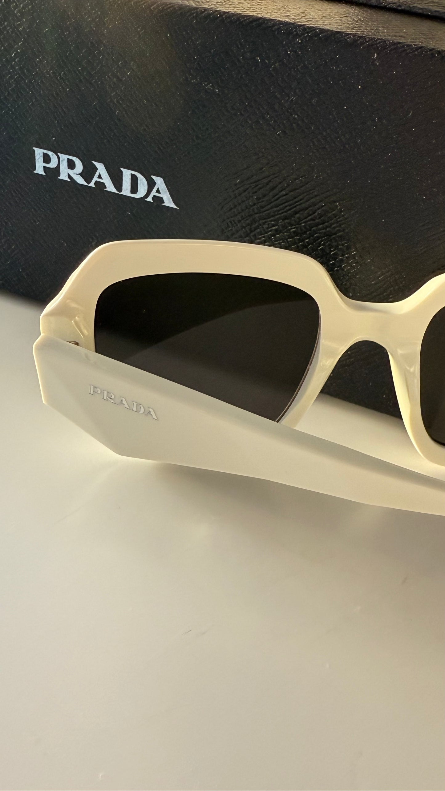 Prada White Sunglasses