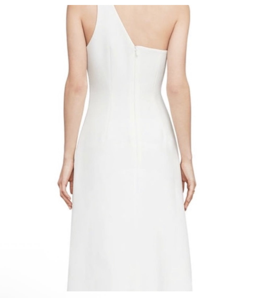 BCBG Maxazria white gown