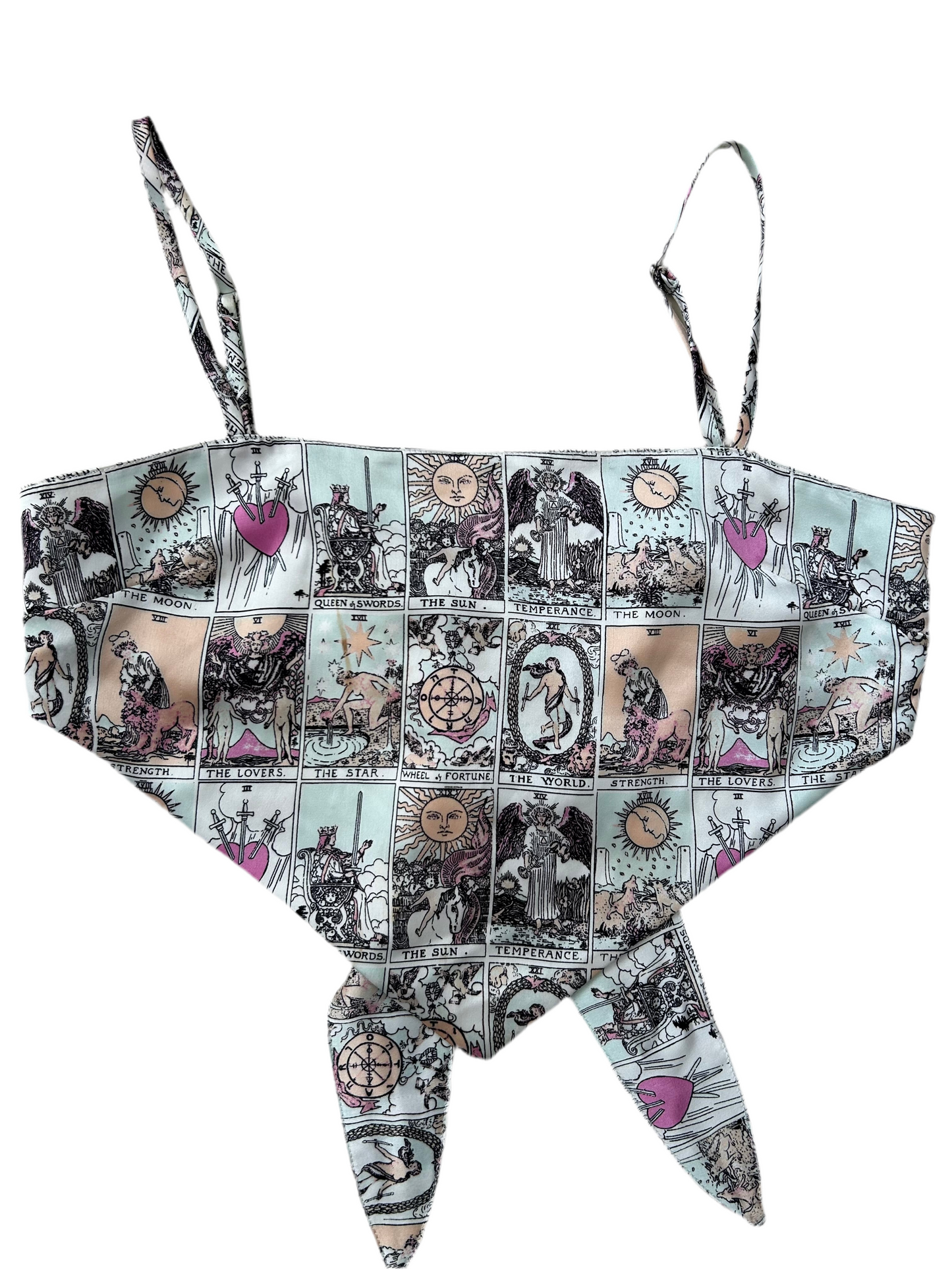Silk Tarot Crop Top