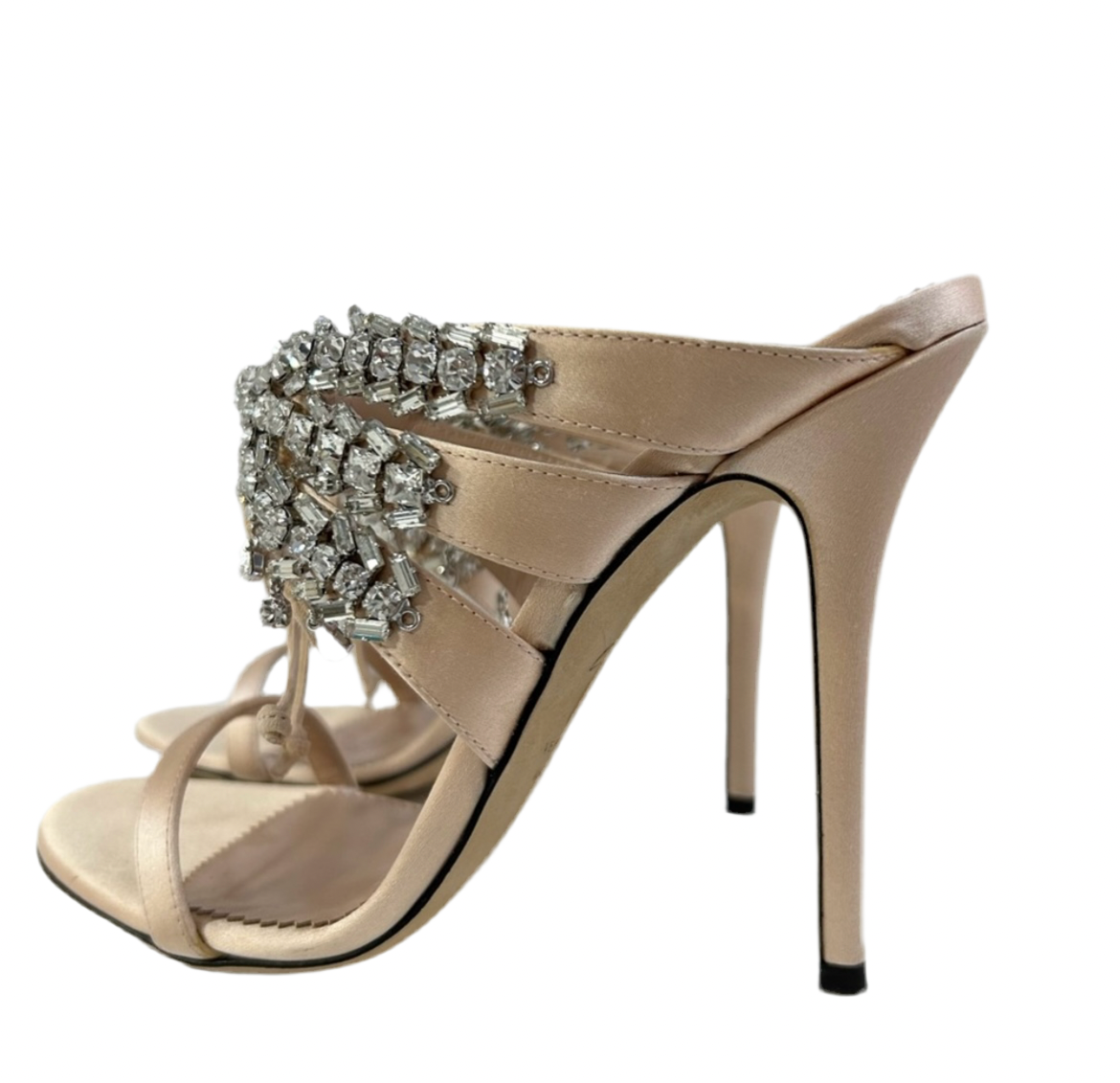 Giuseppe Zanotti Madelyn Satin Heels 37