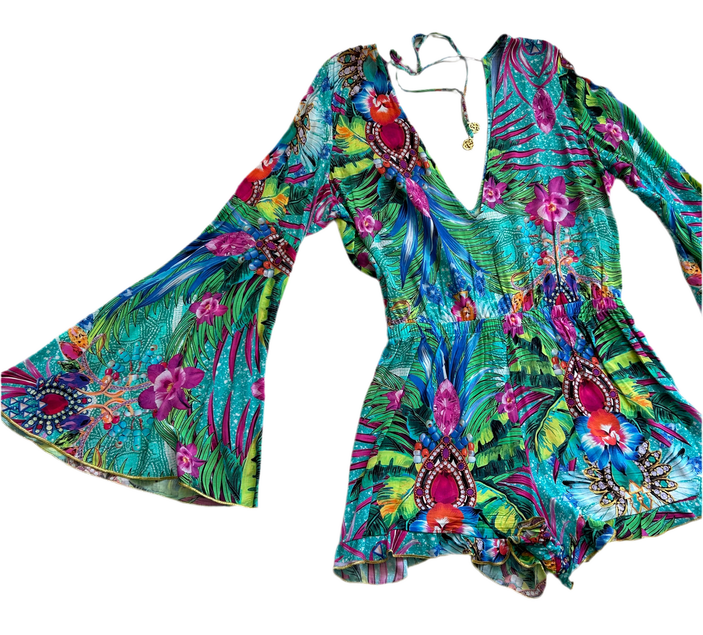 Luli Fama Floral Romper