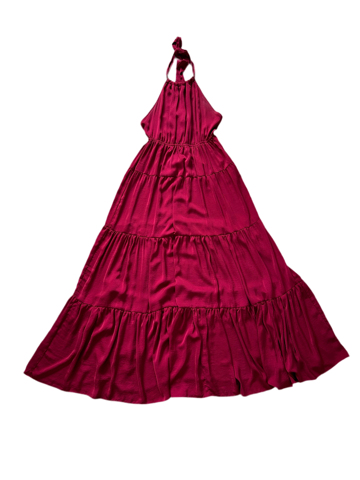 Burgundy Maxi Dress S