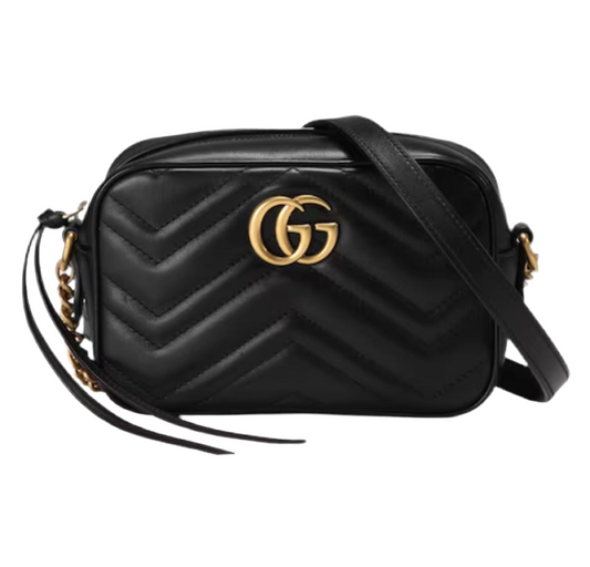 Gucci Black Mini Marmont Crossbody Bag