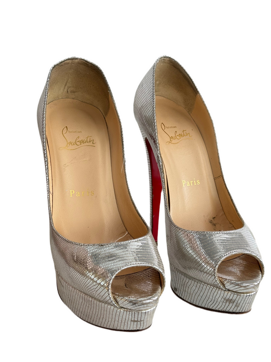 Christian Louboutin Metallic Laminato Heels 36.5