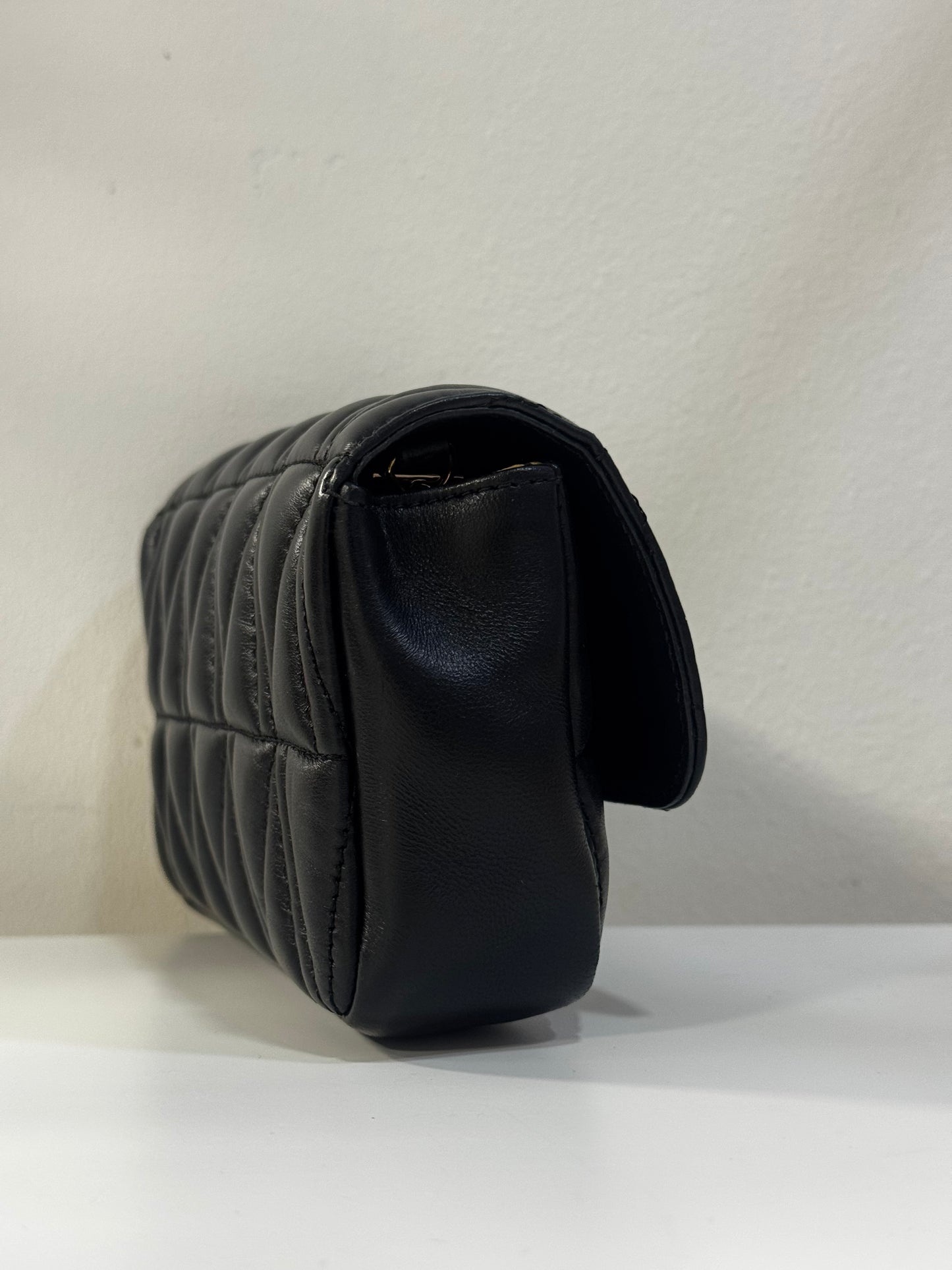 Versace Mini Virtus Black Bag