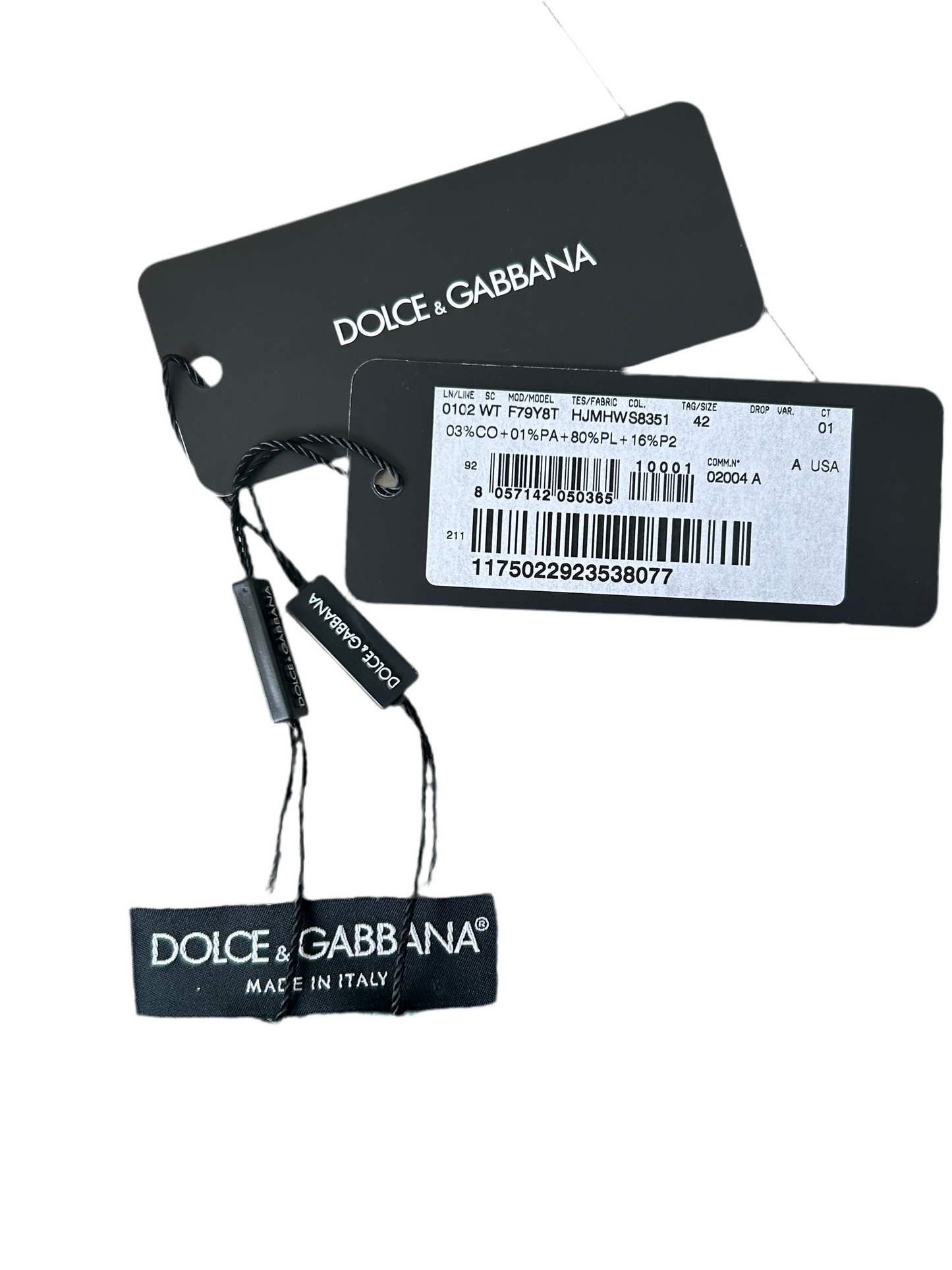 Dolce & Gabbana Turquoise Vest