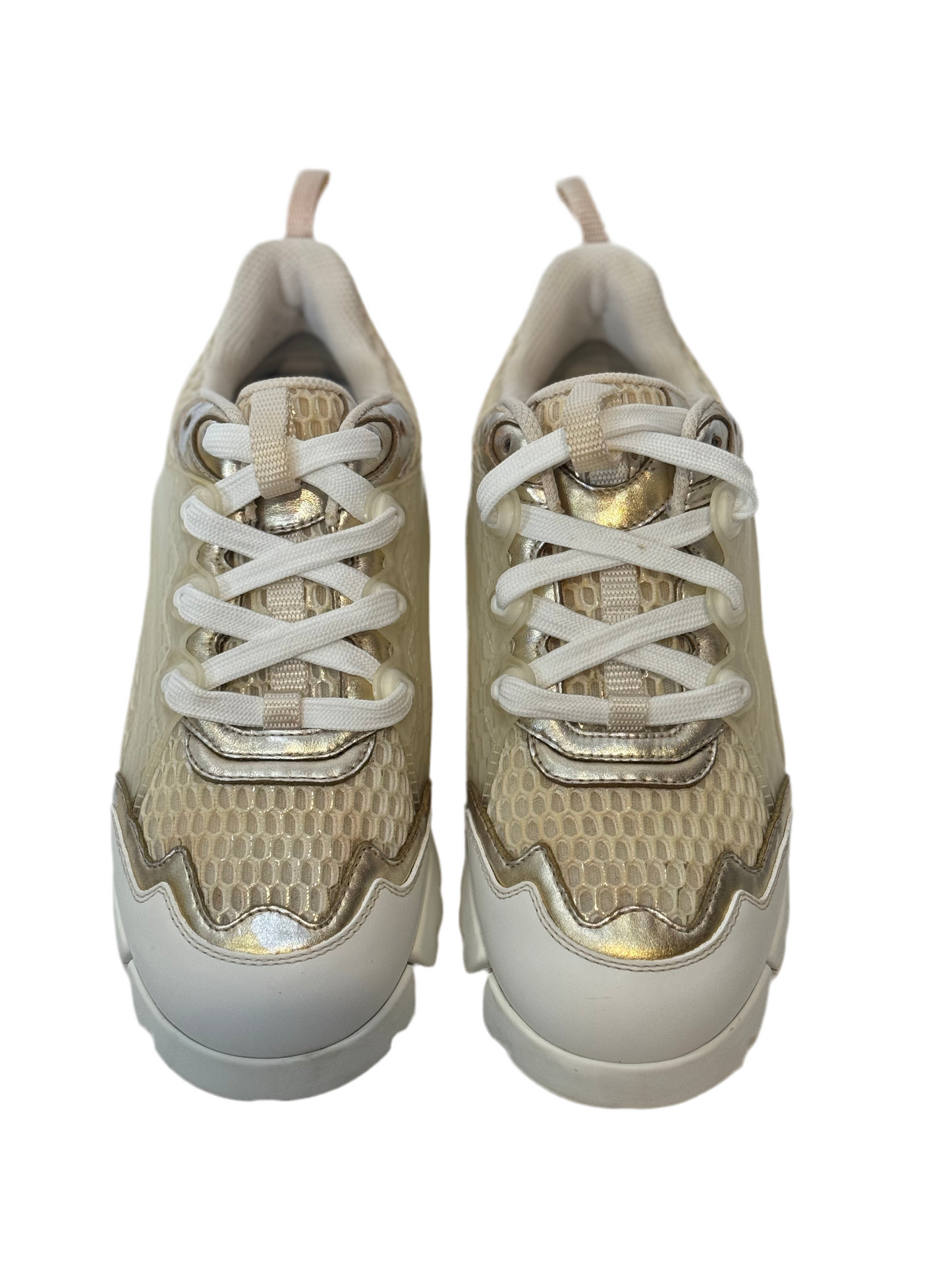 Christian Dior Gold chunky Sneakers