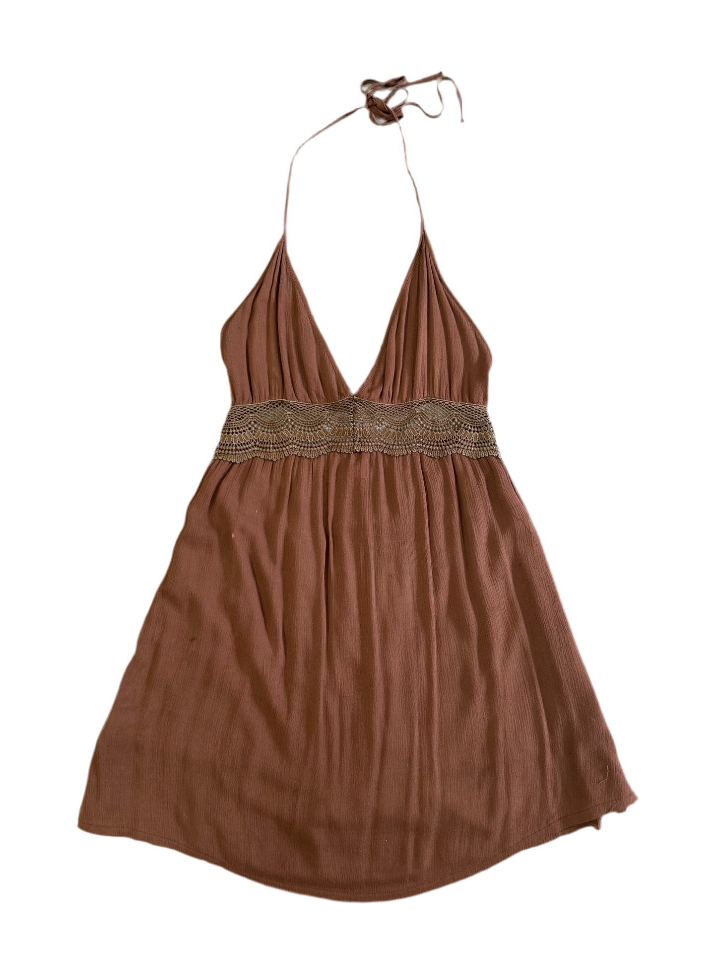 Brown Boho Dress