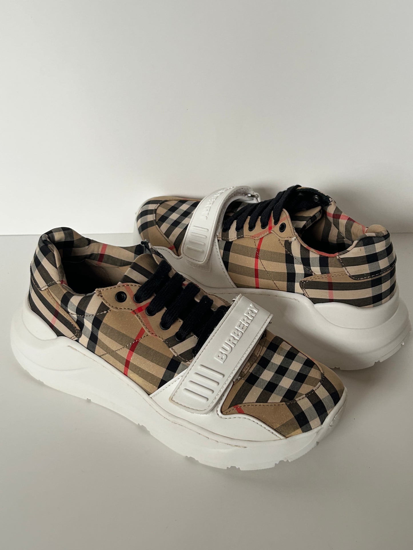 Burberry Regis Canvas Sneakers