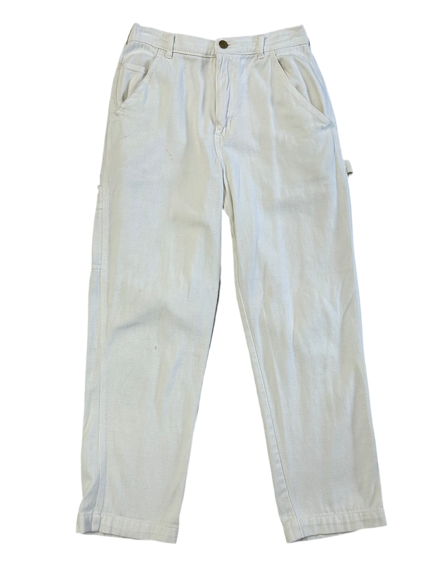 White Cargo Jeans M