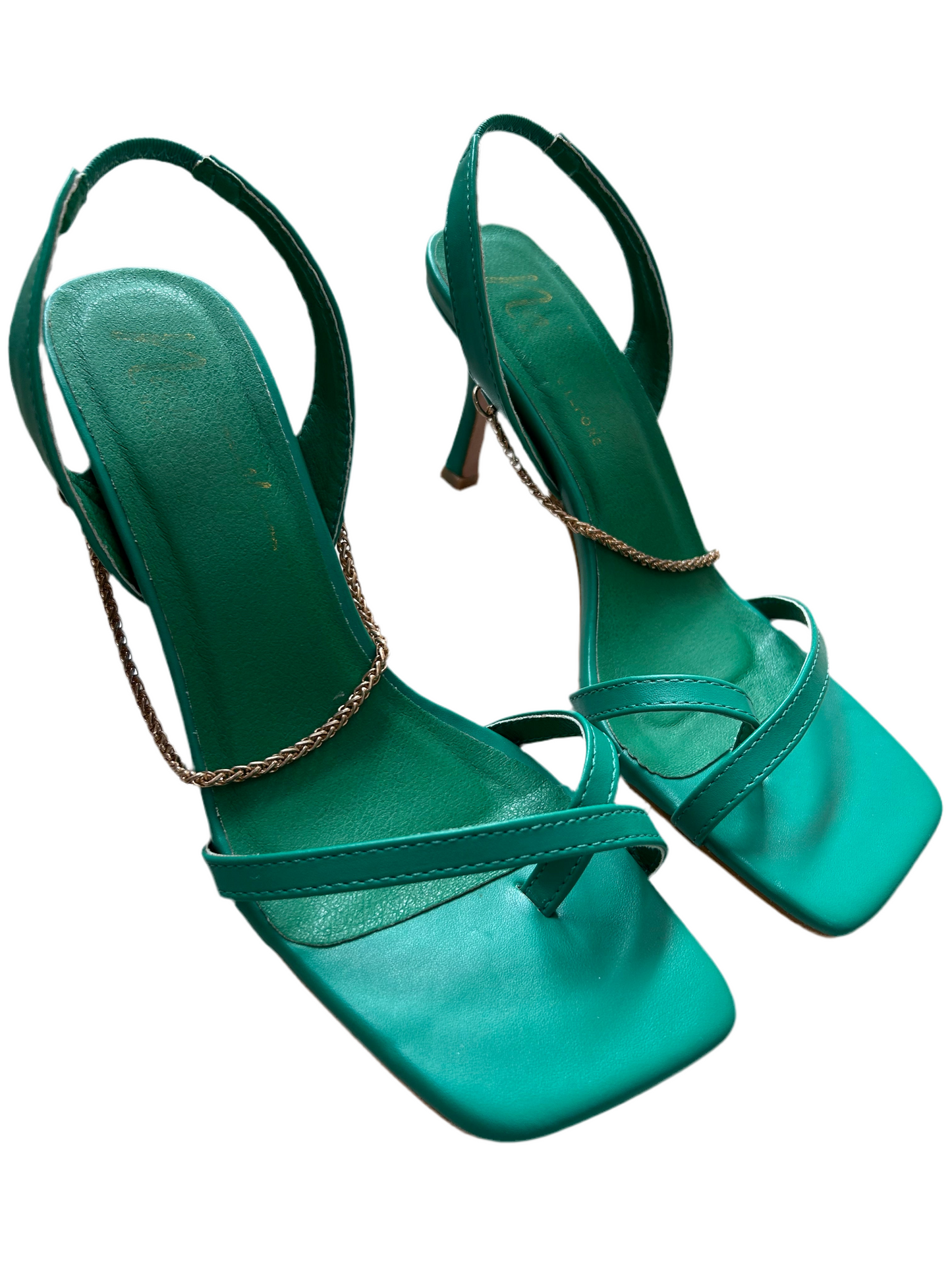 Green Sandals 8