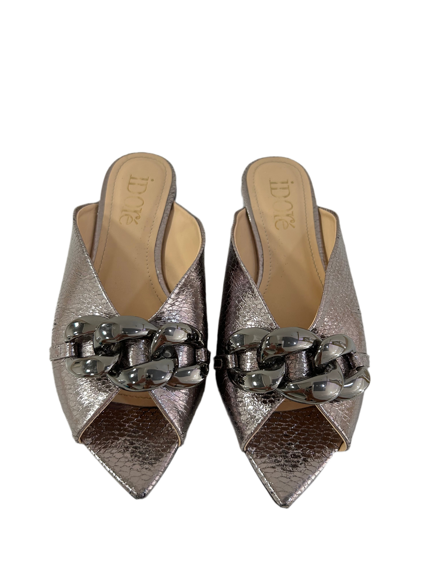 Idore silver metallic sandals 6