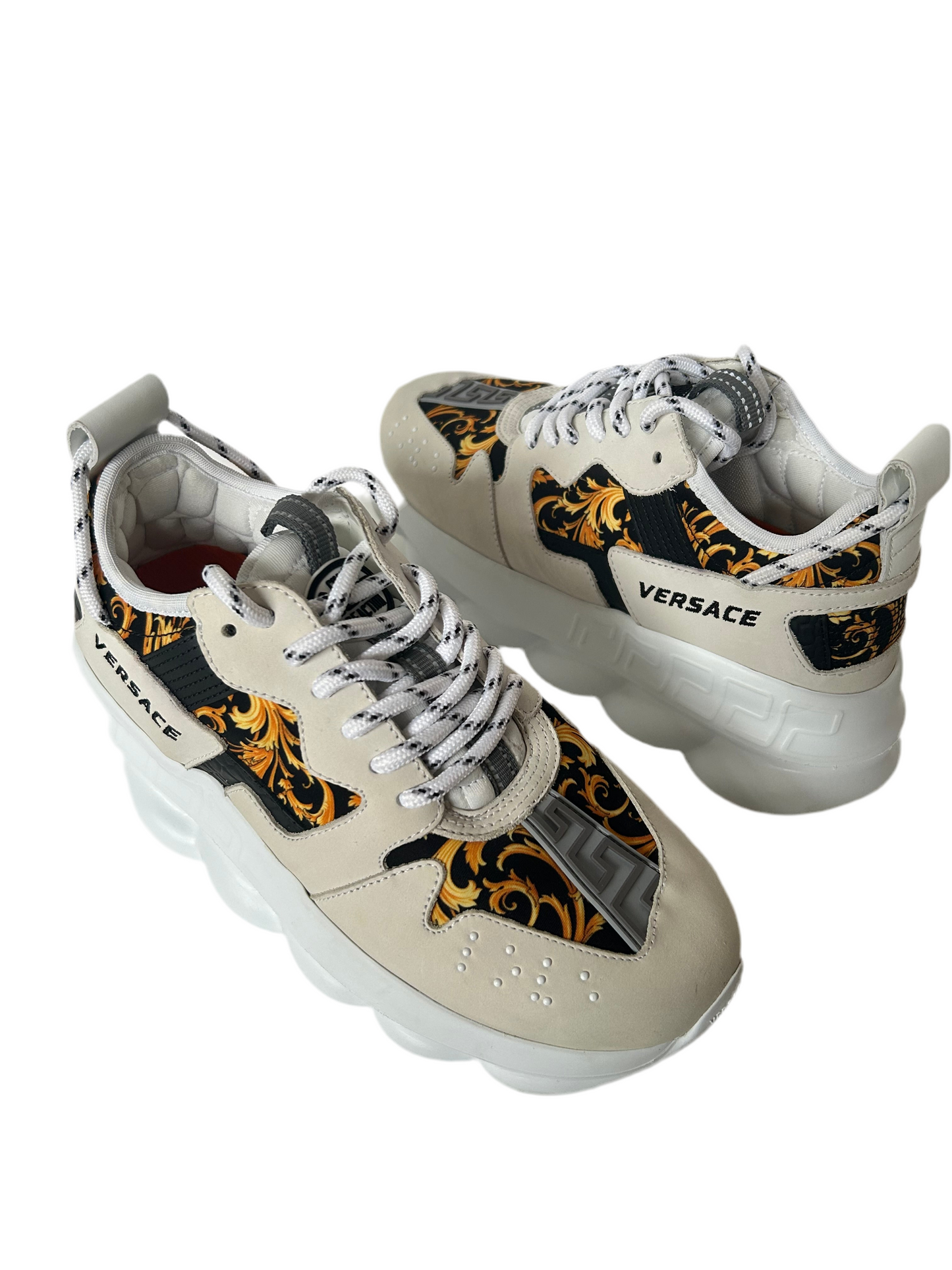 Versace Suede Platform Sneakers