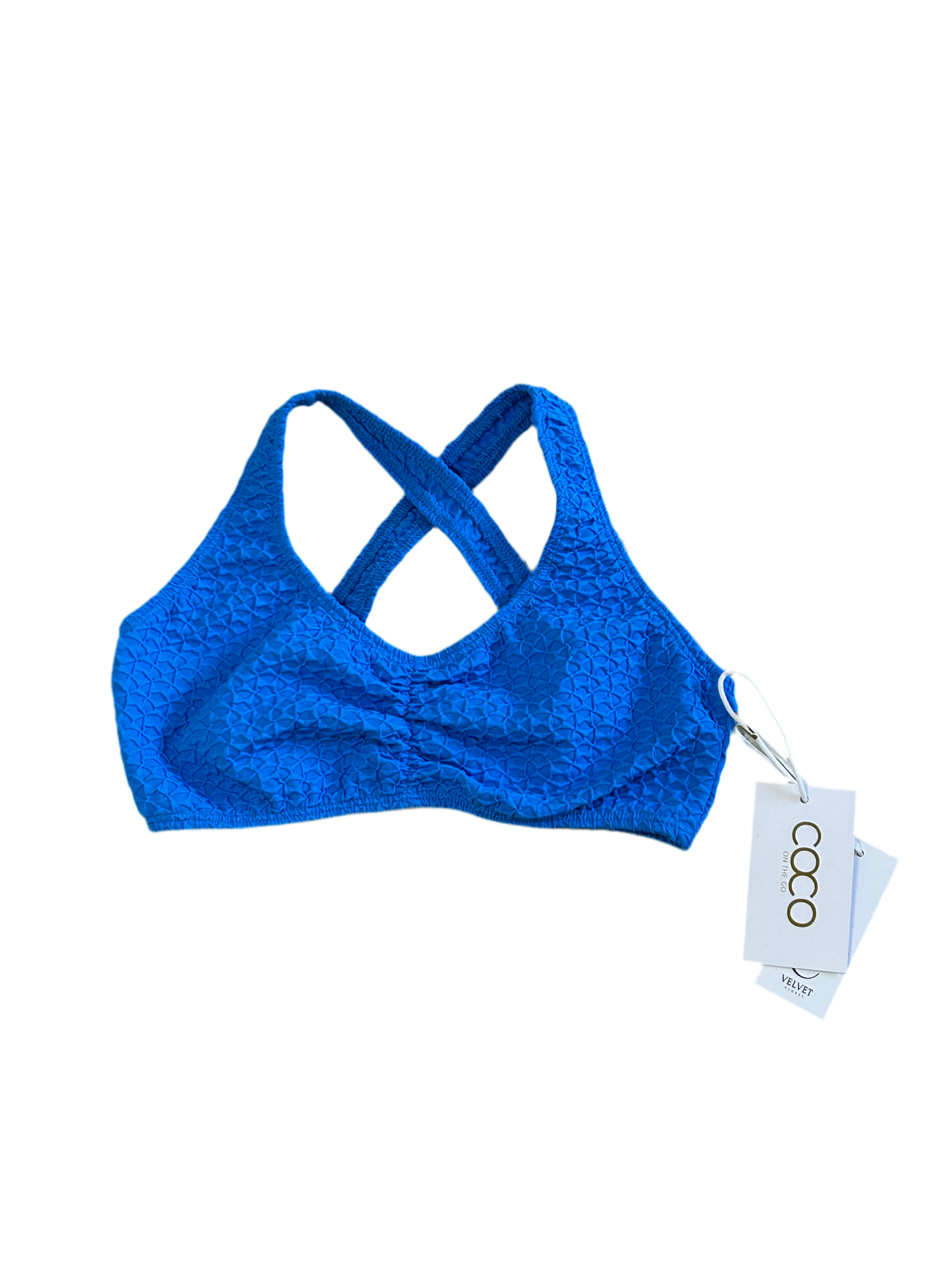 Blue sports top S