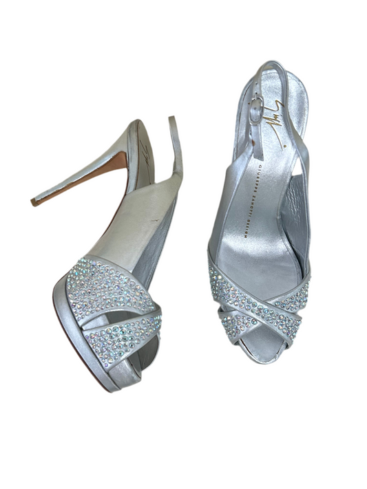 Giuseppe Zanotti Silver Heels 38.5