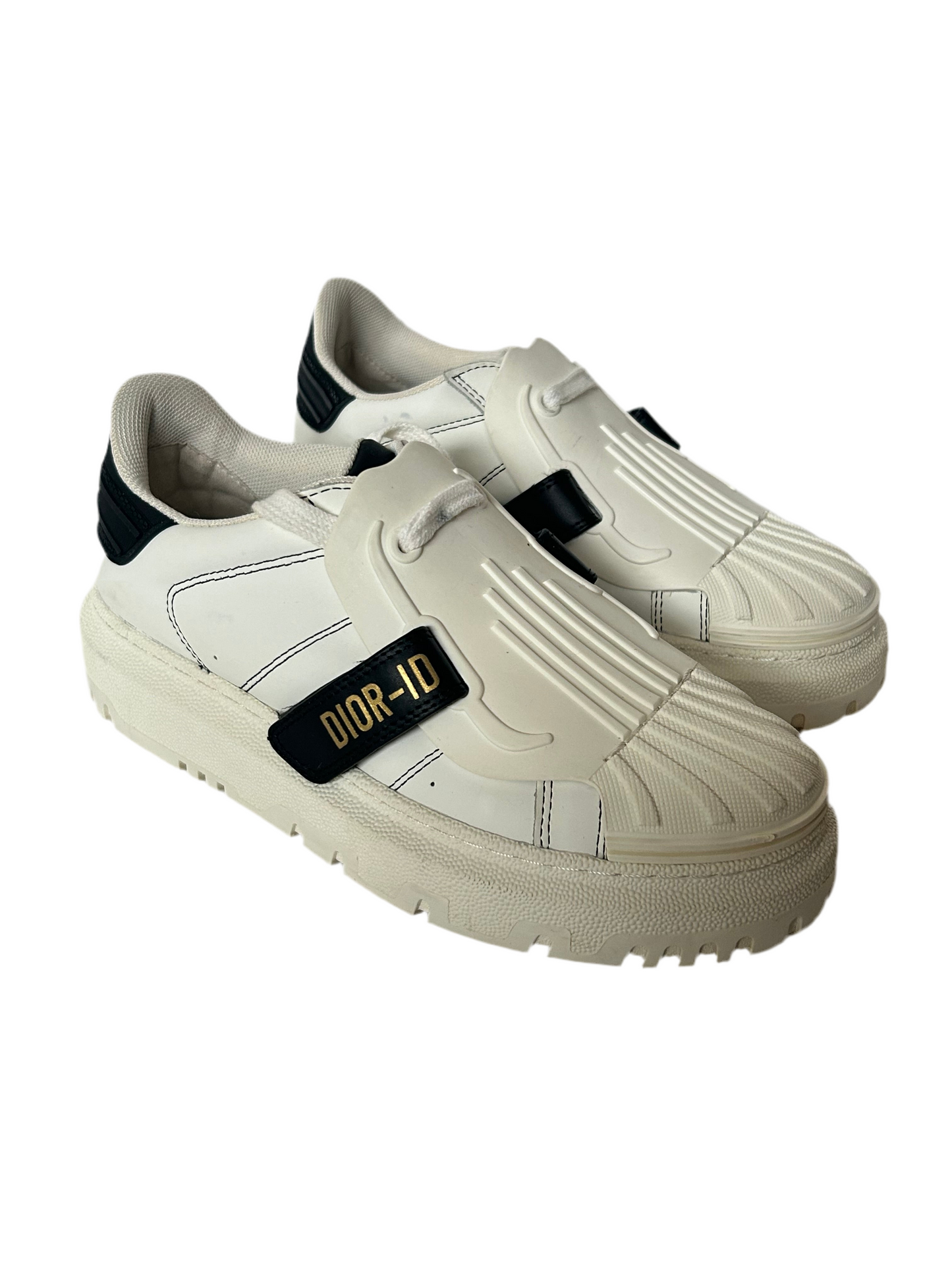 Christian Dior ID white leather sneakers