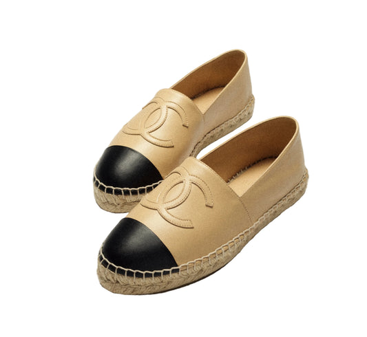 Chanel Leathers espadrilles flats