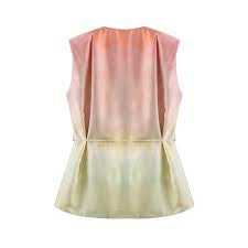 Zara Woman | Elegant Pink Mint Sleeveless Top