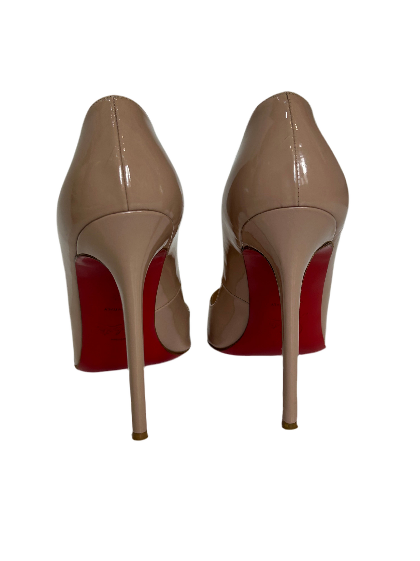 Christian Louboutin So Kate 120 Nude Heels 38.5